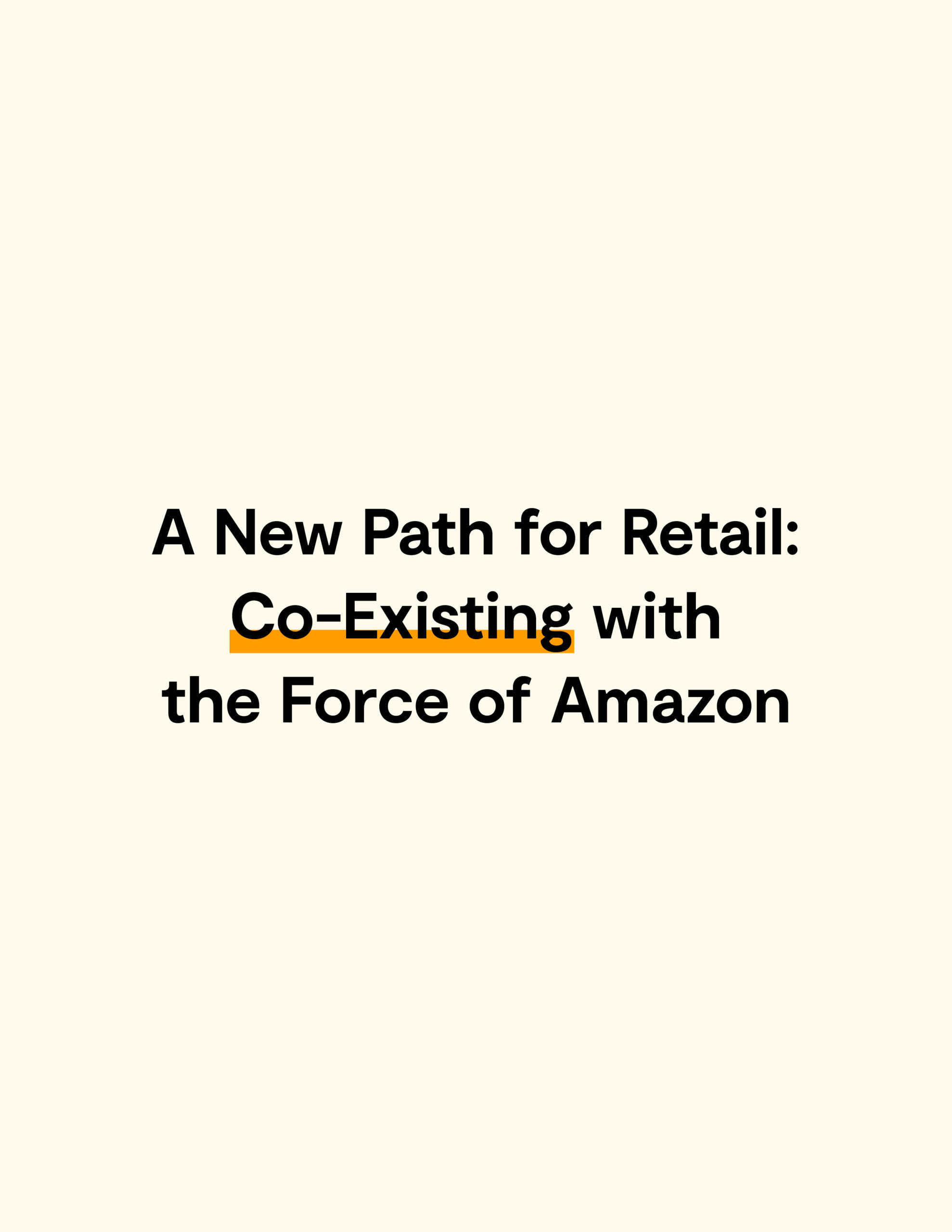 A New Path for Retail: Co-Existing with Amazon | Bluecore