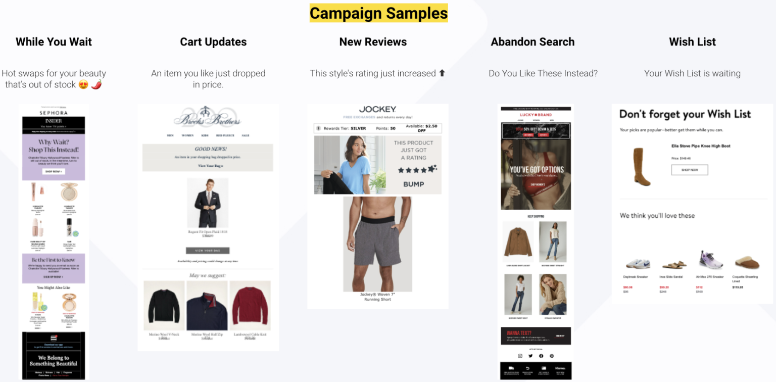 Trigger campaigns to try