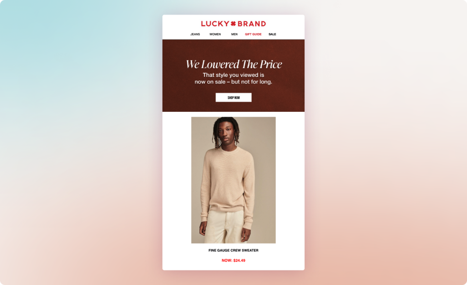 Lucky brand holiday campaign