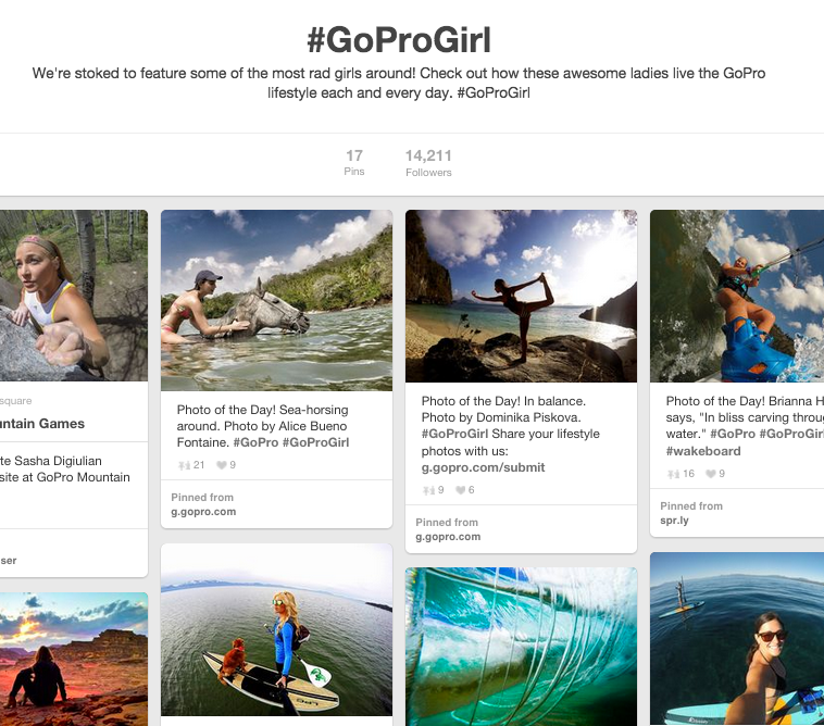 GoPro user generated content